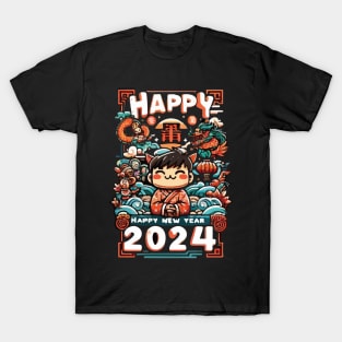 happy new year 2024 T-Shirt